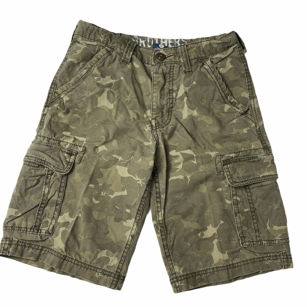Boys Camo Cargo Shorts Size 12